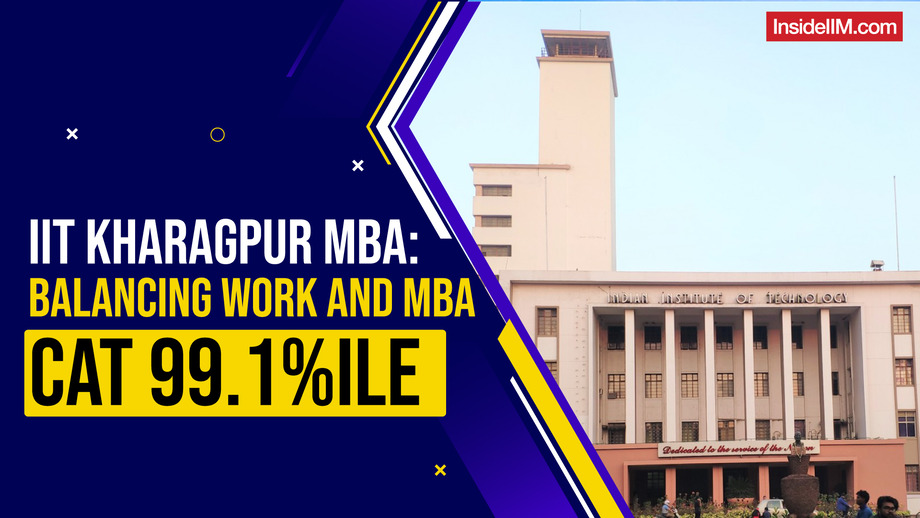 IIT Kharagpur MBA: Balancing Work and MBA | CAT 99.1%ile - Aman Jaiswal