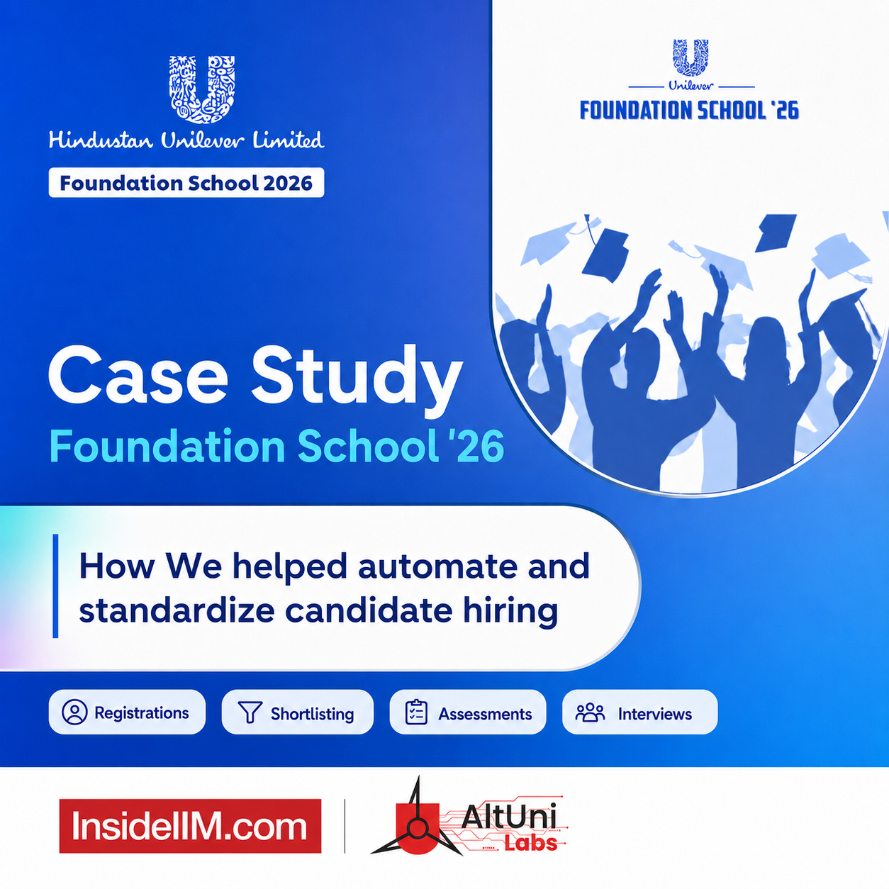 Unilever Foundation School case study: AI in campus hiring across PotentialAI, SignalAI and KonverseAI